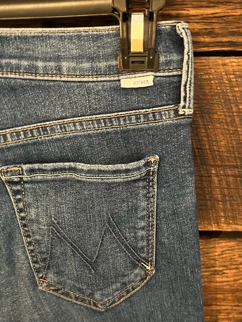 MOTHER The Outsider Ankle in Walking On Coals medium wash cropped sz 24